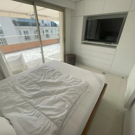 Centre - Proche Des Plages Et Du Palais Des Festivals - Climatisation - Parking Privee * 戛纳